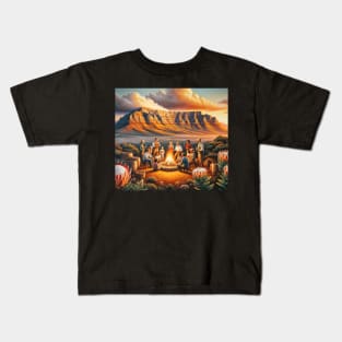 Vintage Table Mountain Kids T-Shirt